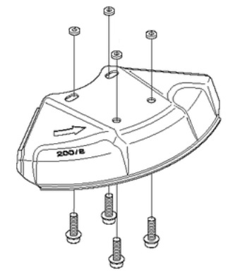 Blade Guard Assy Torx 5745326-02 in the group  at Entreprenadbutiken (5745326-02)