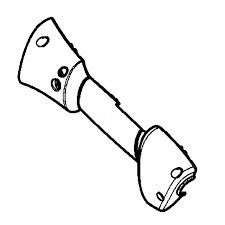 Handle Half Right Orange 5747021-01 in the group  at Entreprenadbutiken (5747021-01)