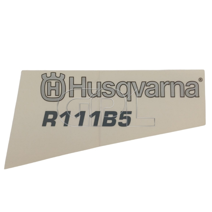 Decal Husqvarna R111B5 in the group  at Entreprenadbutiken (5752531-02)
