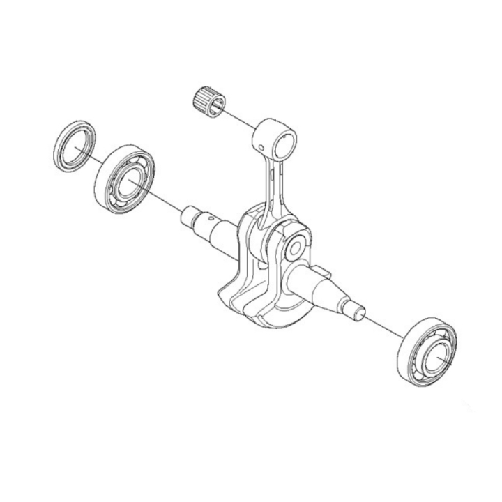 Crankshaft Kpl 5755452-16 in the group at Entreprenadbutiken (5755452-16)