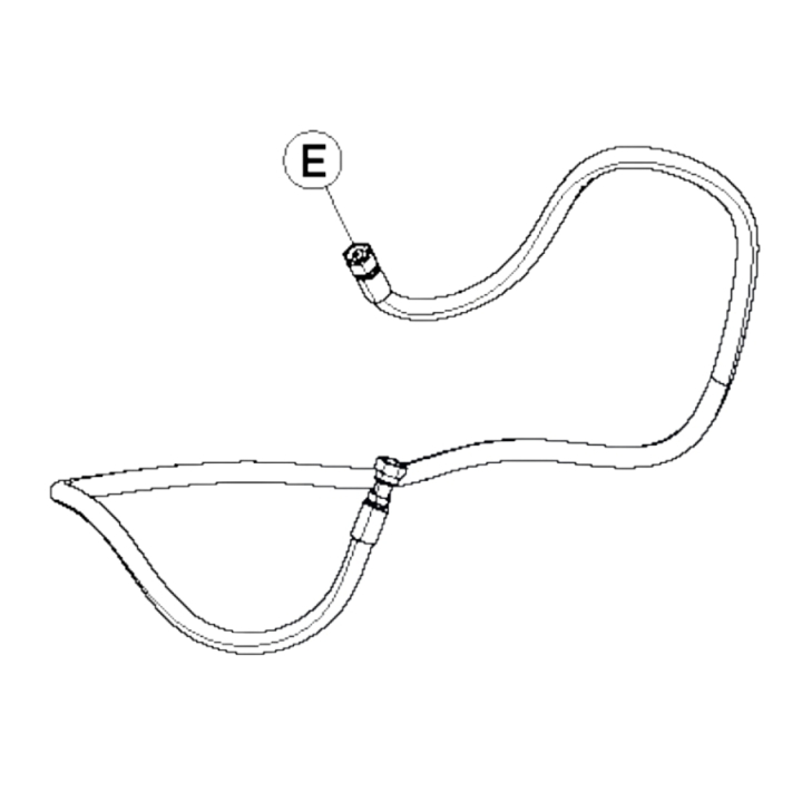 Hydraulic Hose 3/8 Lifting Un 5758754-02 in the group  at Entreprenadbutiken (5758754-02)