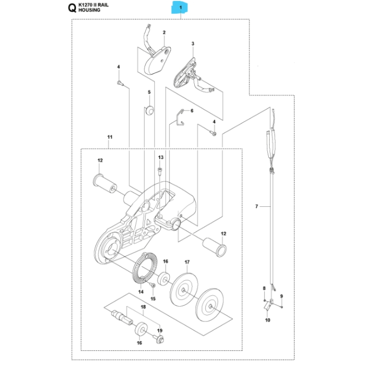 Bearing Housing Assy in the group  at Entreprenadbutiken (5766657-11)