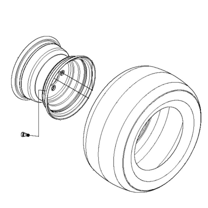 Wheel Kpl 5769591-01 in the group  at Entreprenadbutiken (5769591-01)