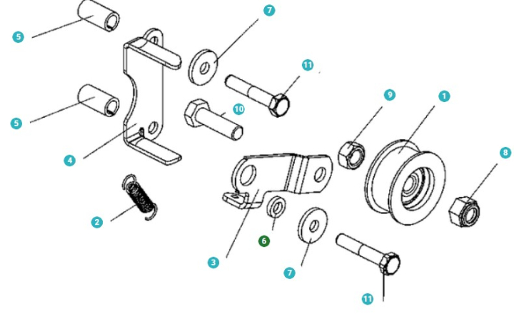 Spacer Washer 5775204-01 in the group at Entreprenadbutiken (5775204-01)