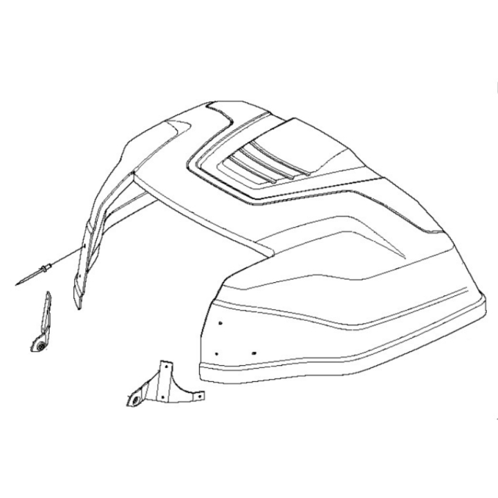 Engine cover Kpl in the group  at Entreprenadbutiken (5776149-01)