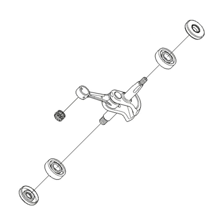 Crankshaft in the group  at Entreprenadbutiken (5776700-01)