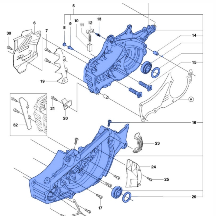 Crankcase 5778347-14 in the group  at Entreprenadbutiken (5778347-14)