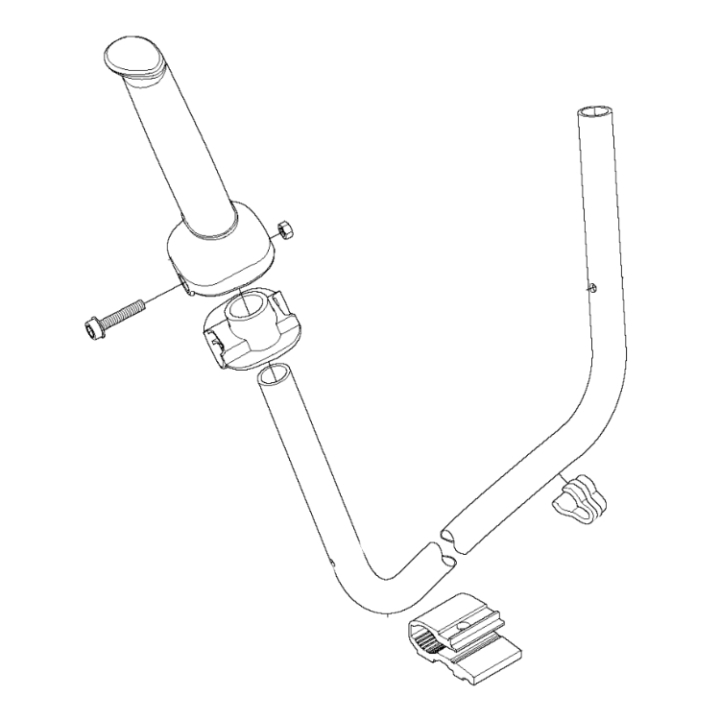 Handlebar Complete Soft Handle 5782482-01 in the group  at Entreprenadbutiken (5782482-01)