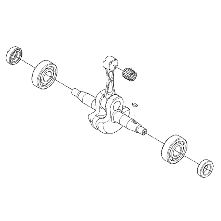 Crankshaft, Kpl in the group at Entreprenadbutiken (5783851-01)