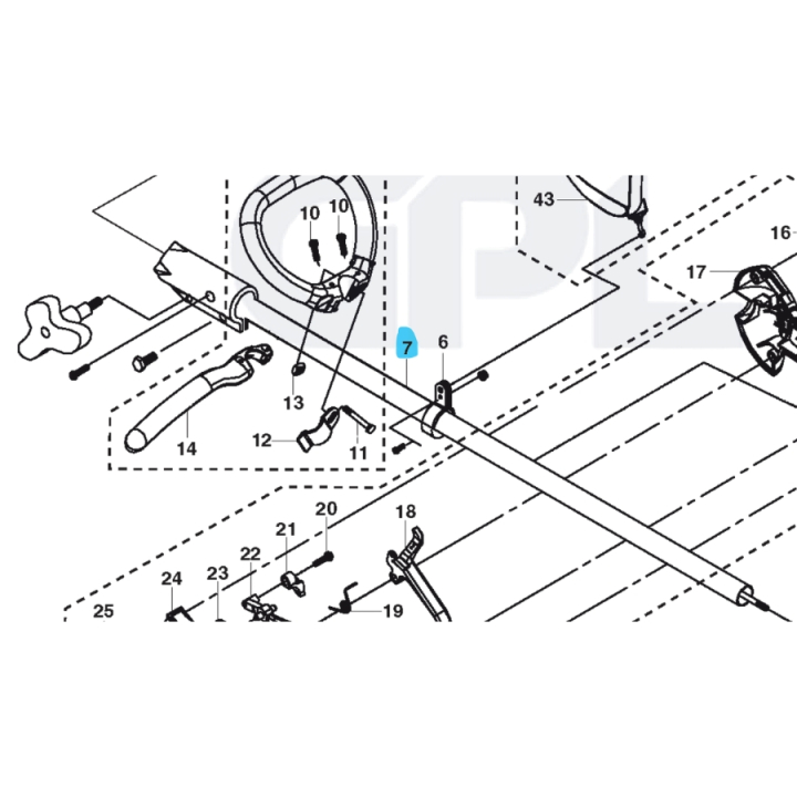 Rigging Pipe 5784106-01 in the group  at Entreprenadbutiken (5784106-01)