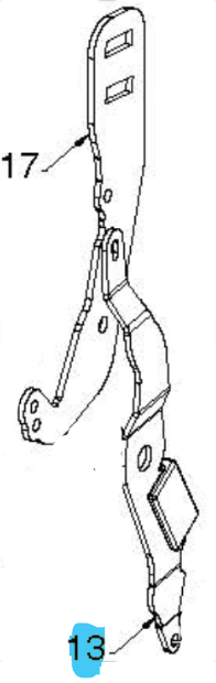 Arm To Pulley 5797633-01 in the group at Entreprenadbutiken (5797633-01)