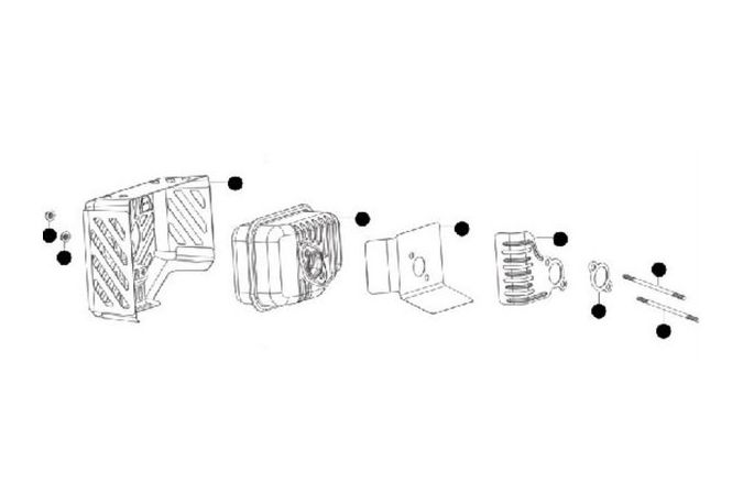 Muffler Kit 5798290-05 in the group at Entreprenadbutiken (5798290-05)