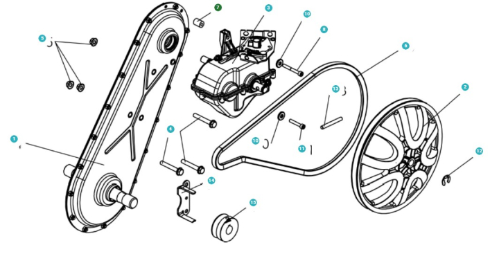 Spacer Washer 5803148-01 in the group  at Entreprenadbutiken (5803148-01)