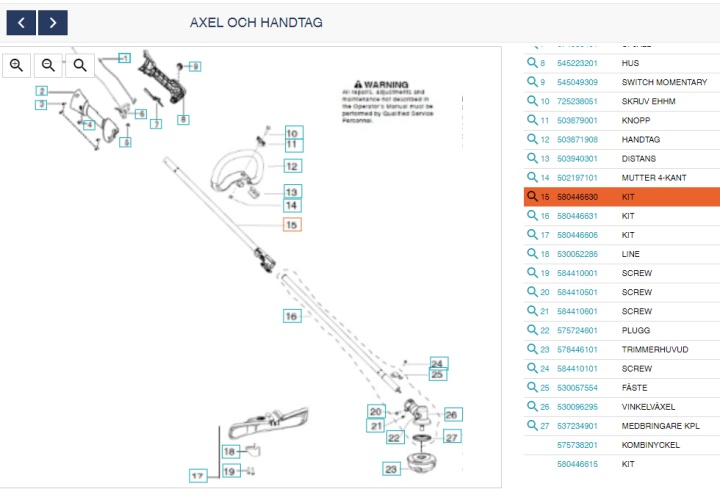 Kit drive shaft in the group at Entreprenadbutiken (5804466-30)