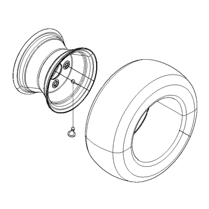 Wheel Kpl 5806303-01 in the group  at Entreprenadbutiken (5806303-01)