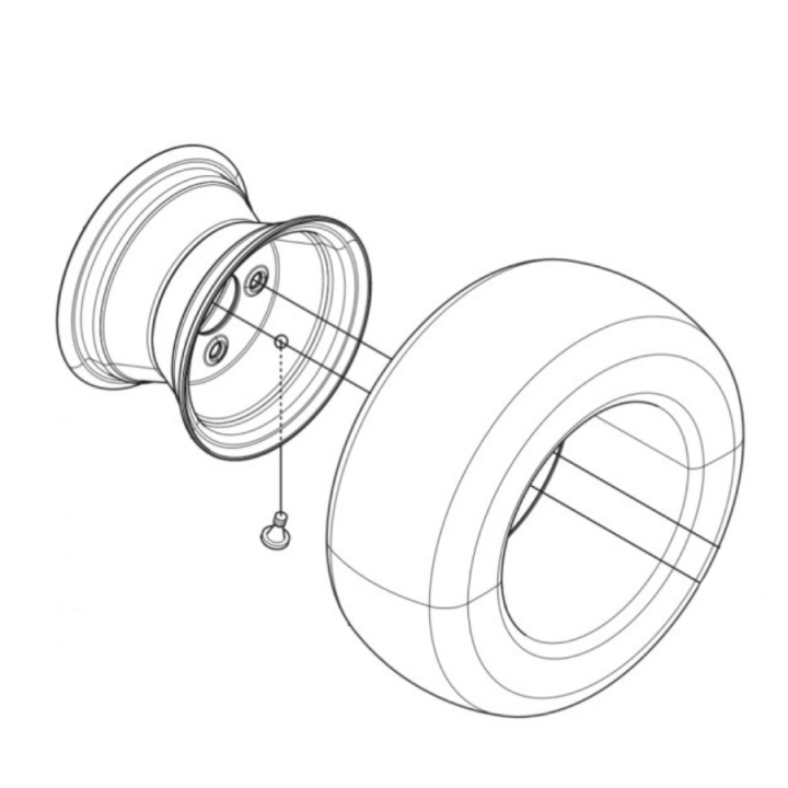 Wheel Assy in the group  at Entreprenadbutiken (5806303-02)