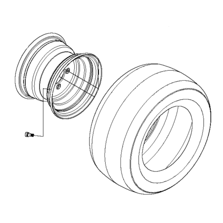 Wheel Kpl 5807693-01 in the group  at Entreprenadbutiken (5807693-01)