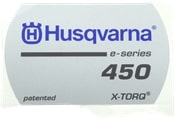 Decal Husqvarna 450 E-series in the group  at Entreprenadbutiken (5808153-02)