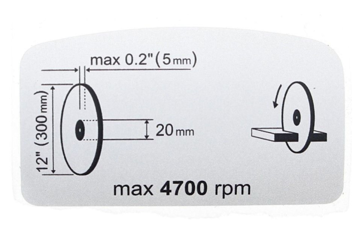 Decal Mg Bladeguard Bushing Si in the group at Entreprenadbutiken (5811177-04)