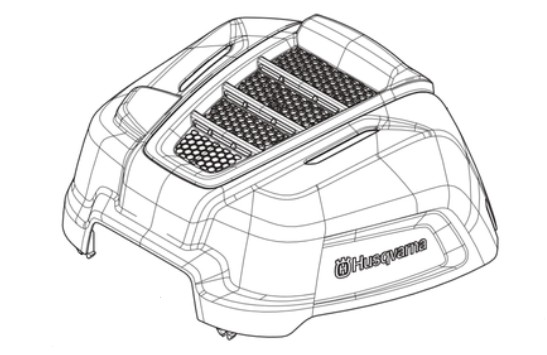 COVER CMPL ENGINE HOOD HUSQVARNA in the group  at Entreprenadbutiken (5816138-02)