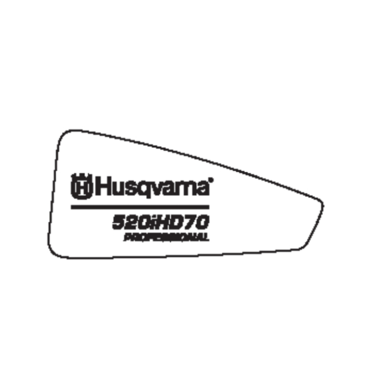 Decal Product Left 520Ihd70 in the group  at Entreprenadbutiken (5816628-06)