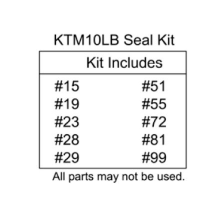 Seal Kit 187K0099070 in the group at Entreprenadbutiken (5820927-01)