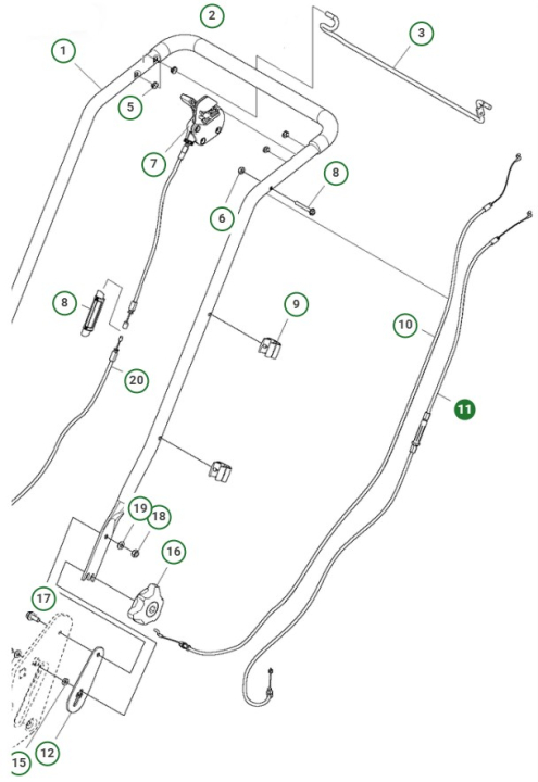 Wires, Drive 5821052-01 in the group at Entreprenadbutiken (5821052-01)