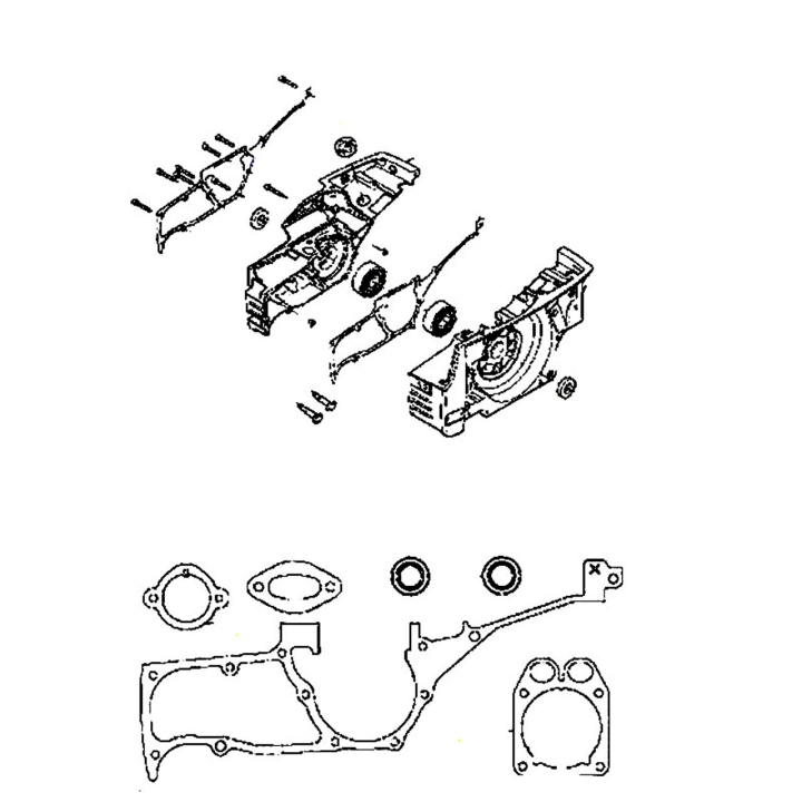 Crankcase Kit Spare Part K1270 in the group at Entreprenadbutiken (5824150-04)