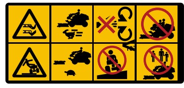 Start/Warning sticker P525D&P520 in the group  at Entreprenadbutiken (5825700-05)