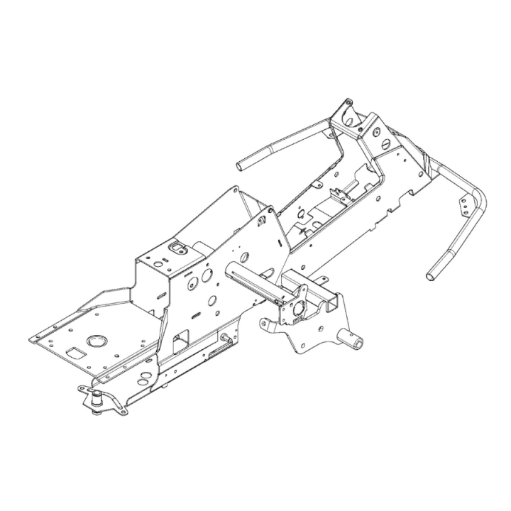 Chassis 2Wd Black in the group at Entreprenadbutiken (5827581-03)