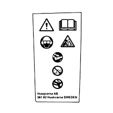 Label Ce No Db, Spare Part, 5827941-05 in the group  at Entreprenadbutiken (5827941-05)