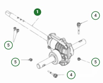 Gearbox With Shaft 5828677-01 in the group  at Entreprenadbutiken (5828677-01)