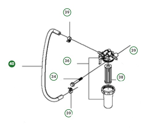 Fuel hose 450 in the group at Entreprenadbutiken (5855105-04)