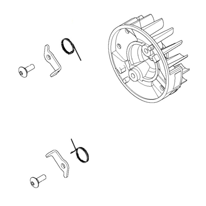 Flywheel Compl in the group  at Entreprenadbutiken (5856831-01)