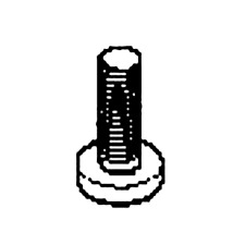 Screw M4X12 in the group at Entreprenadbutiken (5858187-01)