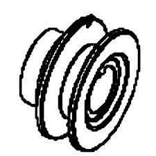 Pulley Impeller,Asm,2,60_,75 B 5860508-01 in the group  at Entreprenadbutiken (5860508-01)