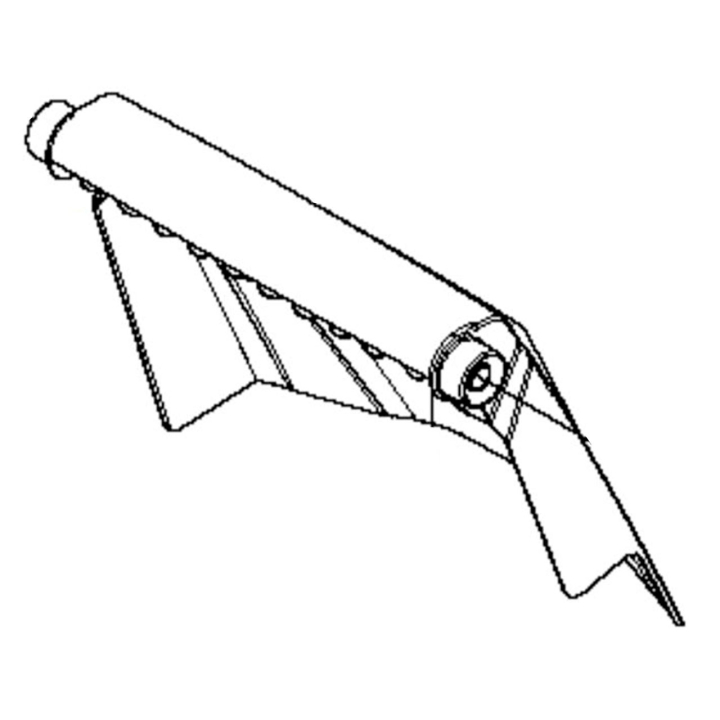 Rear Door, 21In Eff Black Ms-4 5861380-04 in the group at Entreprenadbutiken (5861380-04)