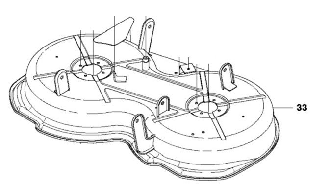 Cutting Deck Assy - Jc85 Jonse in the group  at Entreprenadbutiken (5861470-02)