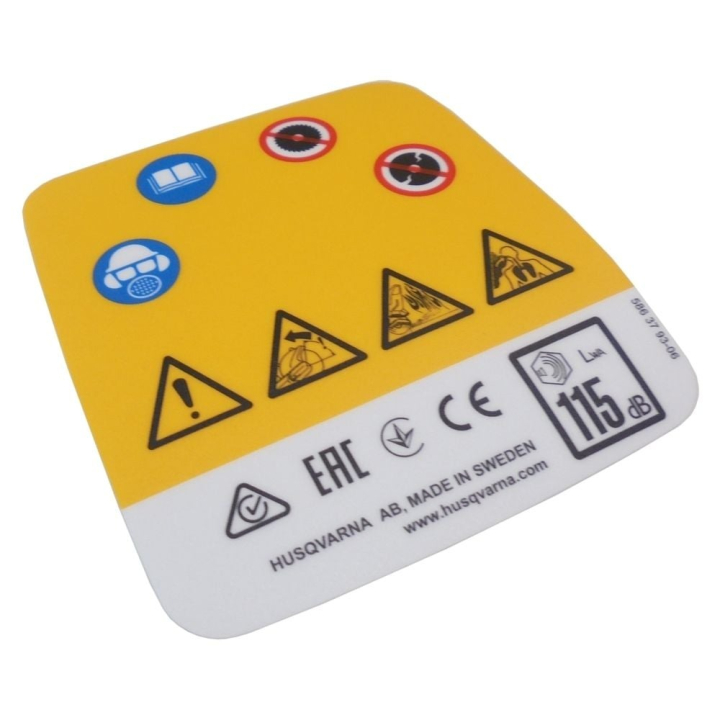 Decal Warning in the group  at Entreprenadbutiken (5863793-09)
