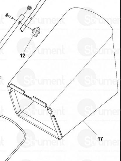 GRASS BAG ASSY 2,3 CU FT, 21 I in the group  at Entreprenadbutiken (5871004-09)