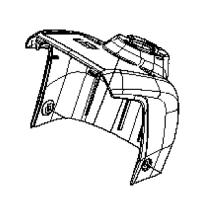 Steering Column, Rear, P524 5872172-02 in the group  at Entreprenadbutiken (5872172-02)