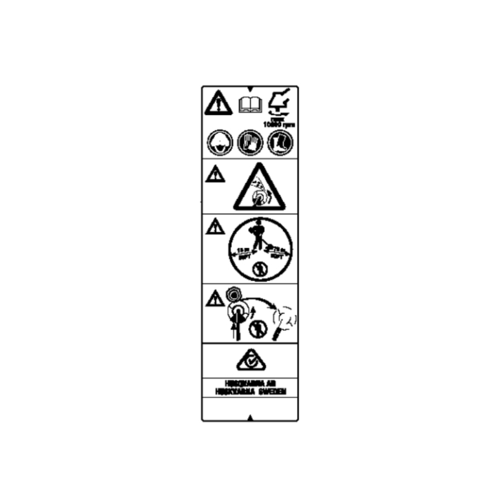 Decal Warning 5873626-01 in the group  at Entreprenadbutiken (5873626-01)