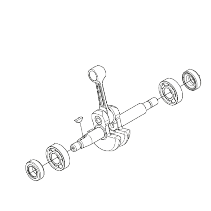 Kit Crankshaft With Bearings in the group  at Entreprenadbutiken (5880983-01)