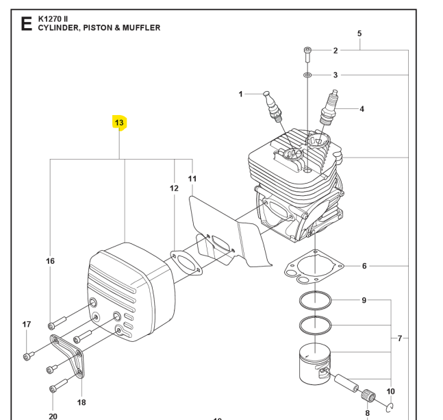 Muffler Kit in the group at Entreprenadbutiken (5881378-04)