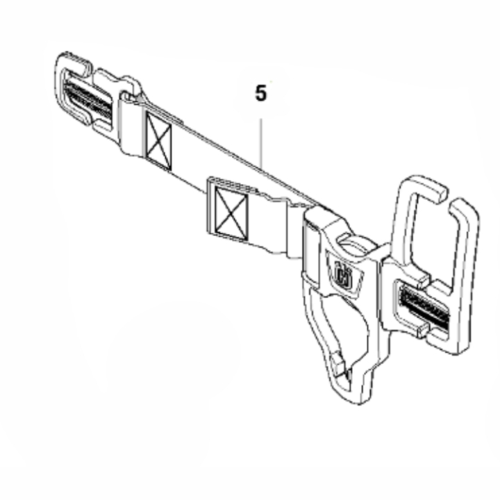 Chest Strap, Harness 5882365-01 in the group at Entreprenadbutiken (5882365-01)