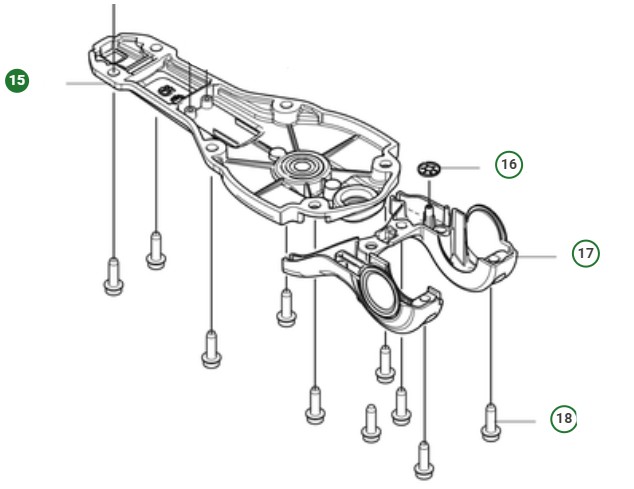Cover Assy Gear Housing Assy P in the group at Entreprenadbutiken (5885700-07)