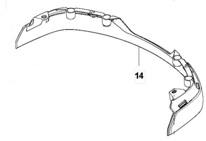 Bumper 5893370-01 in the group  at Entreprenadbutiken (5893370-01)