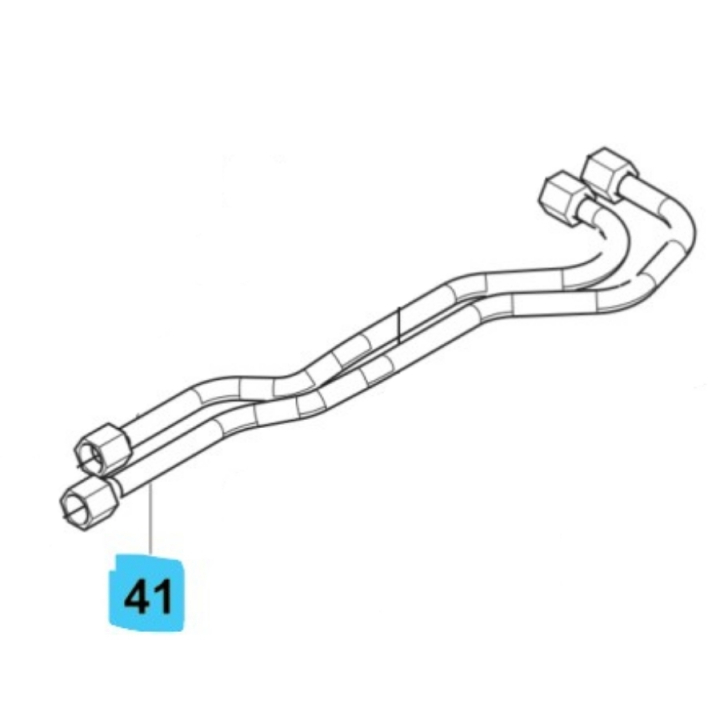 Hydraulic Pipe For Vfmu in the group  at Entreprenadbutiken (5895618-01)