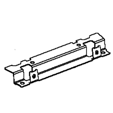 Bracket Rear Console Black Zin 5896269-02 in the group  at Entreprenadbutiken (5896269-02)