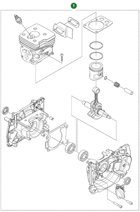 Short Block R15Iiat 5900928-01 in the group  at Entreprenadbutiken (5900928-01)